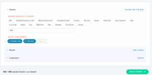 genres playlist push
