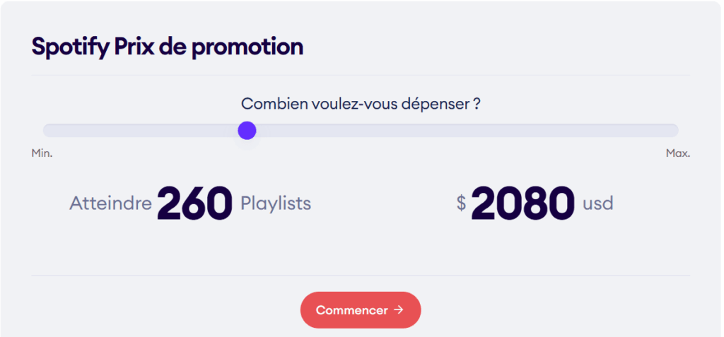 prix playlist push