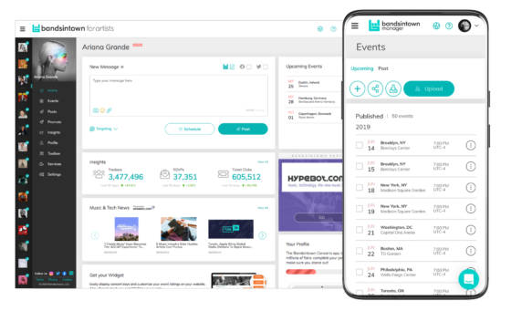 Bandsintown | L'appli pour diffuser vos dates de concert