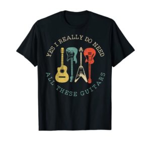 tee-shirt guitariste