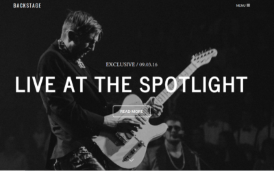 Créer un site de musicien